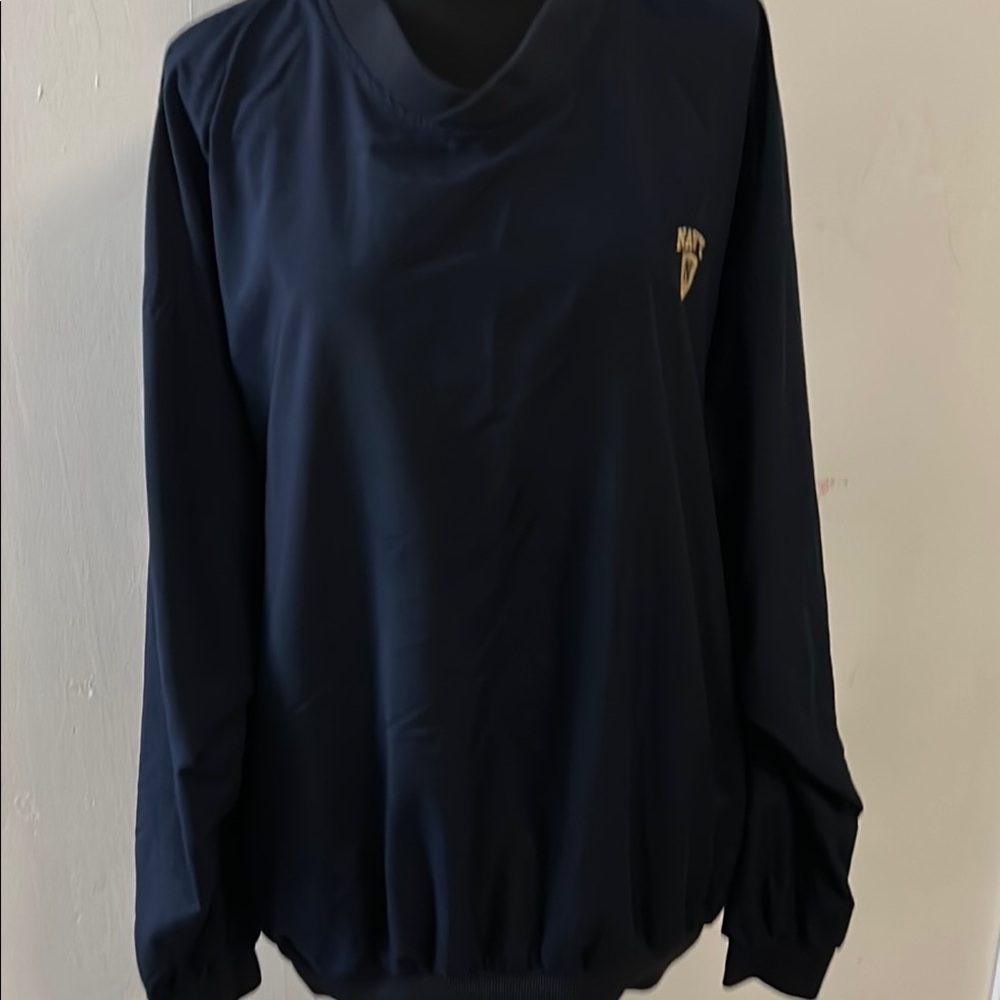 Black Long Sleeve with Gold Navy Logo